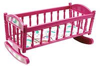 Кроватка для куклы Барби S0013 качалка ( S0013(Pink)) от LamaToys
