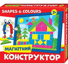 Настільна гра. Магнітний конструктор. SHAPES & COLOURS