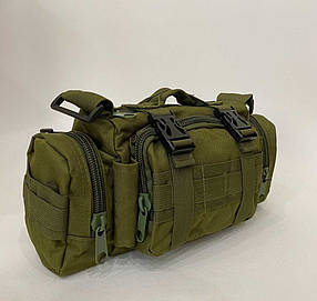 Тактична поясна сумка Military Mochilas Molle 32х17х11 см Олива IB, код: 8202256