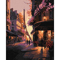 Картина по номерам "Французские улочки" 40х50 см