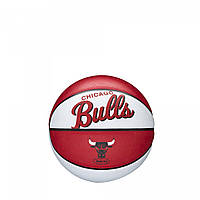 Мини-Мяч баскетбольный Wilson NBA TEAM RETRO BSKT MINI CHI BULLS SZ3 LW, код: 7815314