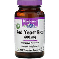 Красный рис Bluebonnet Nutrition Red Yeast Rice 600 mg 120 Veg Caps