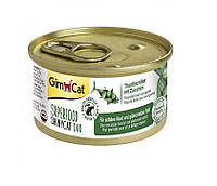 Корм для кошек GimCat Shiny Cat SUPERFOOD k тунец и цукини 70 g (4002064414539) SB, код: 7620765