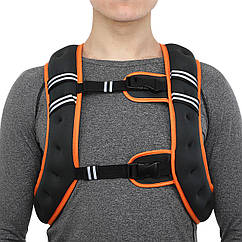 Жилет-обтяжувач 10 кг НЕрегульований Weighted Vest (XB9300-10)