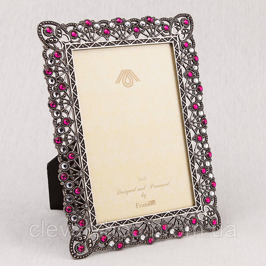 Декоративна фоторамка «Рубіни та алмази» 15*20 см Angel Gifts SK16598 CS, код: 6673502