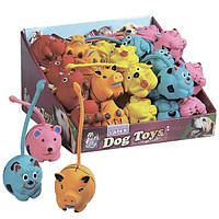 Іграшки для собак кумедні звірята LONG TAIL 16x7 см Flamingo (5400274734581) CS, код: 7721211