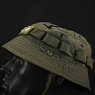 Панама Ріп-Стоп з велкро панелями + Шеврон Фосфорний Очі Олива, фото 6