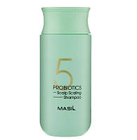 Шампунь для глубокой очистки кожи головы 5 Probiotics Scalp Scaling Shampoo Masil 150 мл XN, код: 8145684