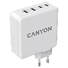 Canyon H-65 white (GAN 100W) Мережевий зарядний пристрiй