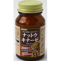 Комплекс для профилактики давления и кровообращения Orihiro Nattokinase 2000 FU 350 mg 60 Caps