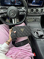 Женская сумочка кросс боди гесс чёрная Guess Crossbody стильная модная сумочка через плечо