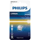 Philips CR1220 Батарейка літієва блістер, 1 шт