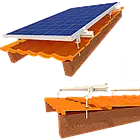 InstallKit IK-XXL-M-1 Комплект кріплення сонячних панелей до 1320мм металочерепиця профнастил шифер