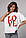 Жіноча бавовняна футболка з написом LOVE — білий колір, L (є розміри), фото 5