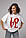 Жіноча бавовняна футболка з написом LOVE — білий колір, L (є розміри), фото 6