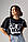 Жіноча футболка з принтом у формі корсета — чорний колір, L (є розміри), фото 5
