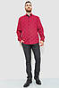 Сорочка чоловіча з принтом, колір бордовий, 214R7362, фото 2