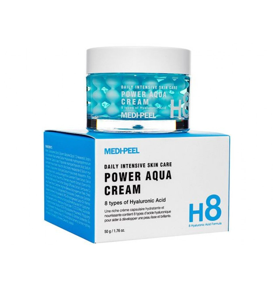 Увлажняющий крем с пептидными капсулами Medi-Peel Power Aqua Cream 50 мл LW, код: 8214118 - фото 2 - id-p2192912097