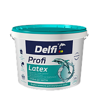 Краска латексная акриловая для внутренних работ TM "Delfi" Profi Latex - 4,2 кг.