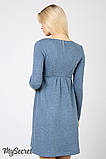 Сукня для вагітних і годування Orbi DR-46.121, джинсово-синій меланж, розмір 44, фото 5