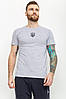 Чоловіча футболка з тризубом, колір світло-сірий, 226R022, фото 3