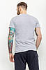 Чоловіча футболка з тризубом, колір світло-сірий, 226R022, фото 4