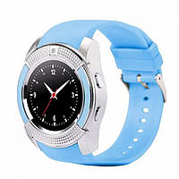 Розумний смарт-годинник Smart Watch V8. JE-983 Колір: синій