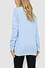 Жіночий светр в'язаний, колір світло-блакитний, 204R179, фото 5
