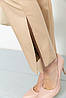 Штани жіночі з екошкіри, колір світло-бежевий, 186R5956, фото 5