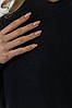 Жіночий светр в'язаний, колір чорний, 204R179, фото 5