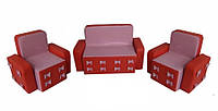 Набор мебели Tia-Sport Бантик красно-розовый (sm-0403) PK, код: 6538759