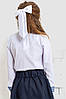 Блузка ошатна для дівчаток, колір біло-синій, 172R204-1, фото 6
