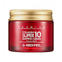 Антивозрастной ночной крем с коллагеном Medi-Peel Collagen Super 10 Sleeping Cream 70 мл GM, код: 8214140