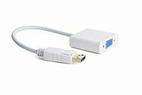 Адаптер Cablexpert (A-DPM-VGAF-02-W) DisplayPort - VGA 0.15м MD, код: 6704140