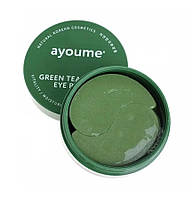 Увлажняющие гидрогелевые патчи против отеков с экстрактом зеленого чая и алоэ Green Tea + Alo FT, код: 8163918