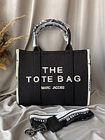 Женская сумочка, клатч отличное качество Marc Jacobs Tote Bag Black 33x25x12