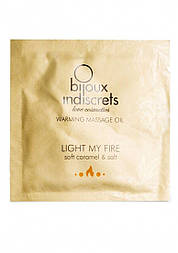 Пробник Bijoux Indiscrets Sachette Light My Fire — Caramel&Sea salt (2 мл)