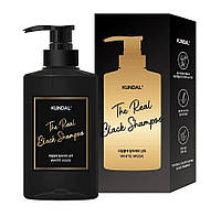 Тонирующий шампунь для брюнеток The Real Color Coating Black Shampoo White Musk Kundal 500 мл ZK, код: 8145859