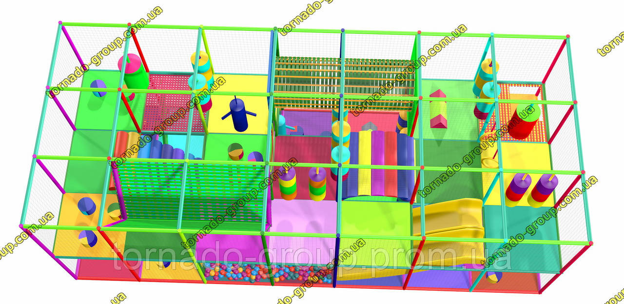 Ігровий дитячий комплекс лабіринт для приміщень "Ігротека"