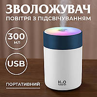 Увлажнитель воздуха USB Colorful Humidifier 300ml мини увлажнитель воздуха Белый