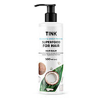 Бальзам для сухих ослабленных волос Кокос-Пшеничные протеины Tink 500 мл FT, код: 8253686