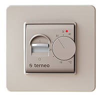 Терморегулятор для теплого пола механический Terneo mex (молочный белый)
