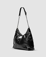 Maison Margiela Black Glam Slam Large Shoulder Bag высокое качество