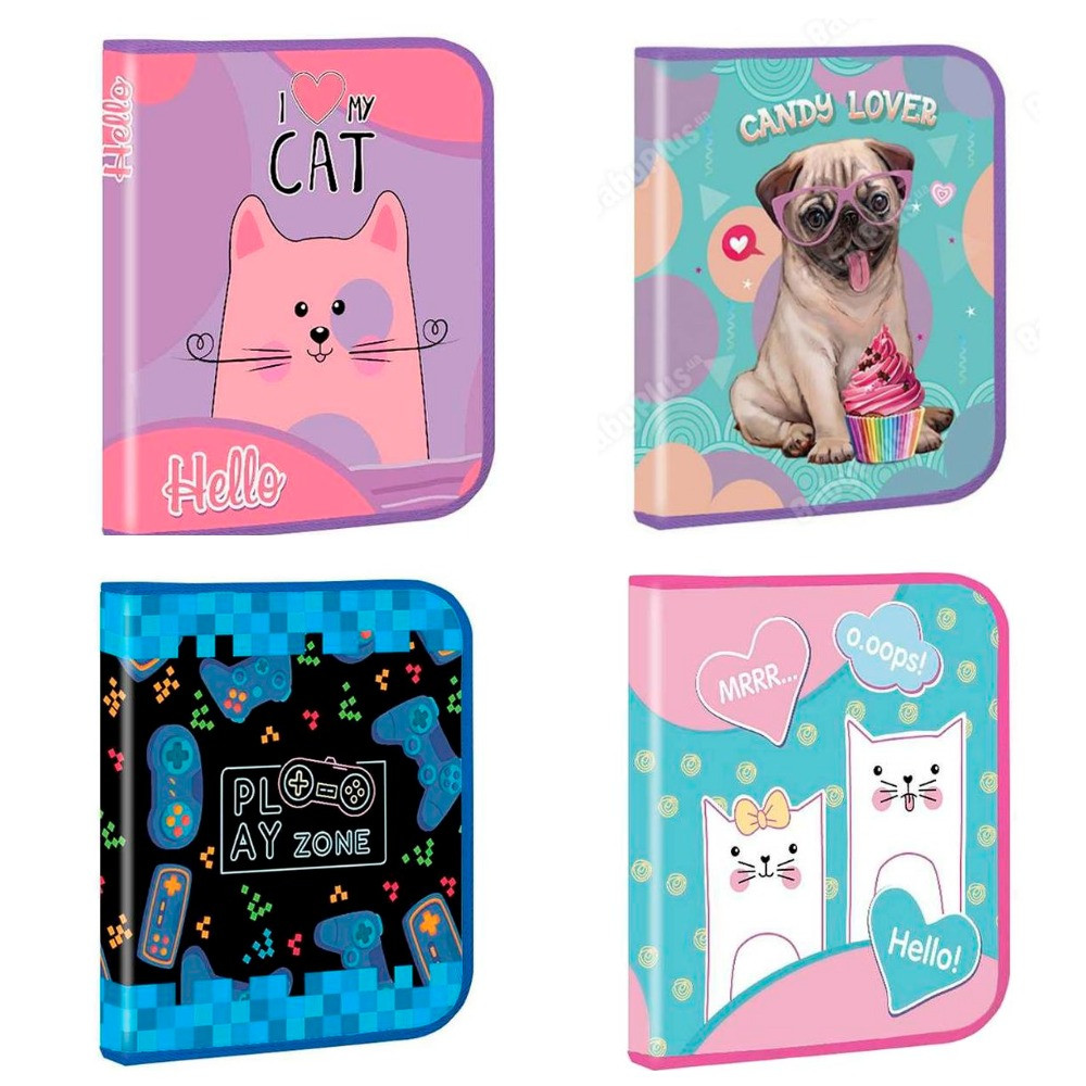 Папка для тетрадей KIDIS В-5 на молнии 14009-14062 - купить по лучшей ...