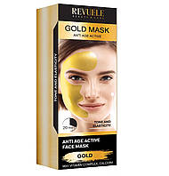Золота маска з ліфтингом для обличчя Revuele 80 мл ML, код: 8234416