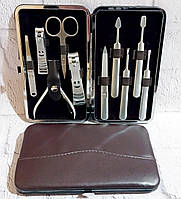 Маникюрный набор 10 инструментов для маникюра и педикюра 9218