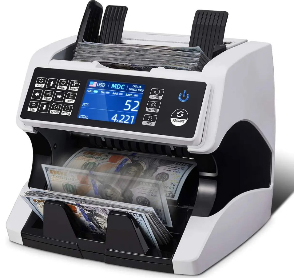 Машинка для рахунку грошей Bill Counter AL-920 1331, чорно-біла