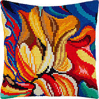 Набір для вишивання декоративної подушки Чарівниця Гуаш 40×40 см Z-50 FG, код: 7243390