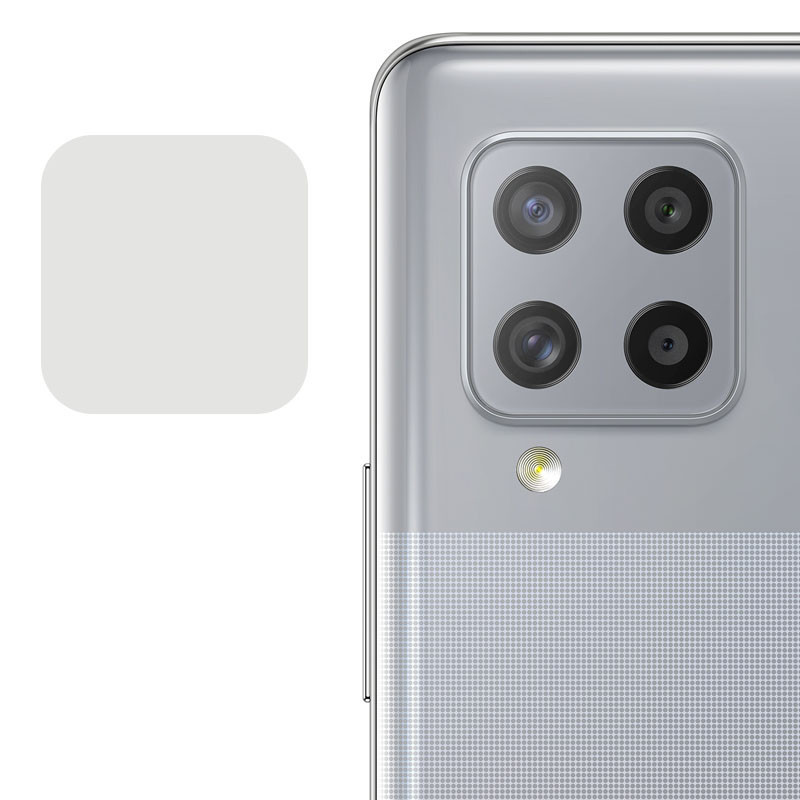 Гибкое защитное стекло 0.18mm на камеру (тех.пак) для Samsung Galaxy A42 5G - фото 1 - id-p1471731061