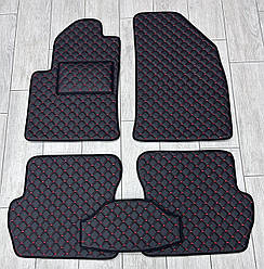 Килимки в салон Екошкіра для Мазда 2 2002-2007